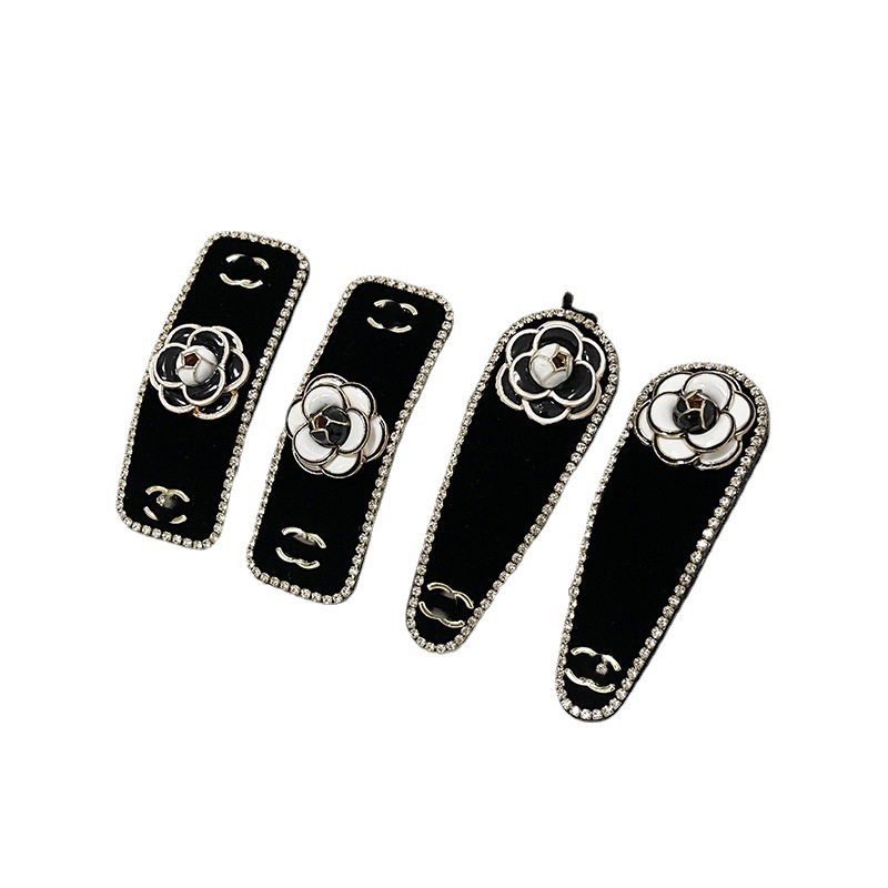 

Popular Brand Designer Hairpin Fashion Girl Mixed Random Send Black And White Flower Hair Clip Bowknot Simple Design Head Accessories Travel Versatile Headwear