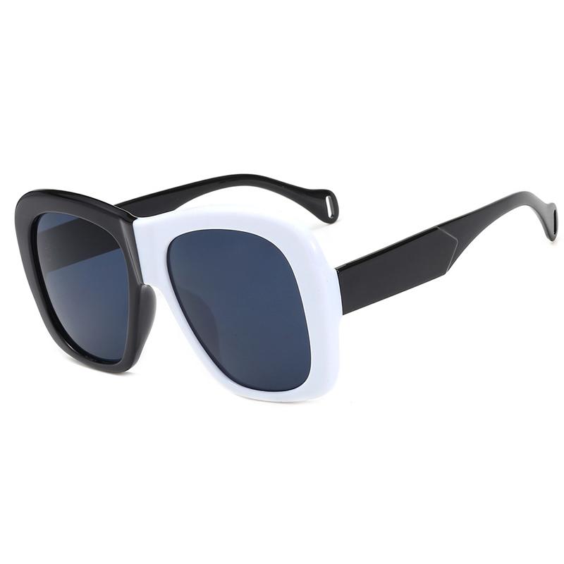 

Sunglasses Ladies Square Women Brand Design Vintage Shades Sun Glasses Female Men Black White Two Color Eyewear O33