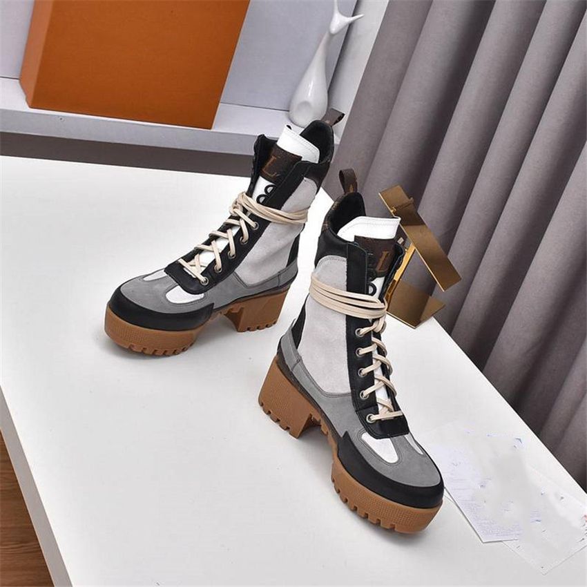 

Luxury Design Boots Louiseity Fashion Women Retro Decoration Winter Warm Snow Non slip High Heel Martin Knight Tassel Casual Socks Boots Viutonity