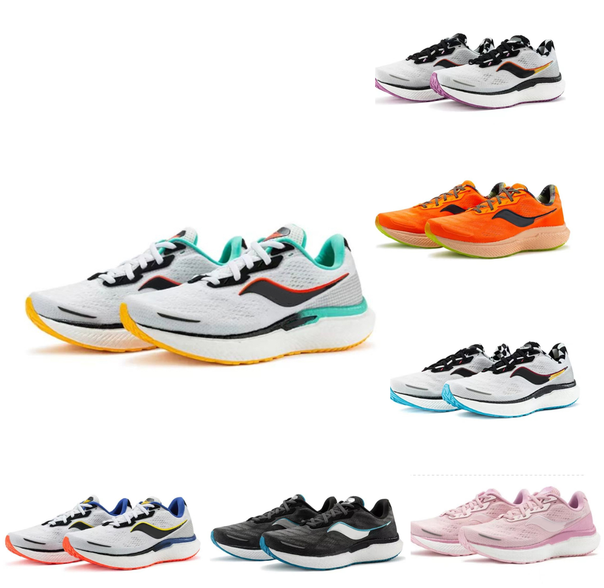 

Triumph 19 Running Shoes Moderately Cushioned Daily Trainer 2022 men women kingcaps local online store training Sneakers sports sportswear for gym, Pink 36-41