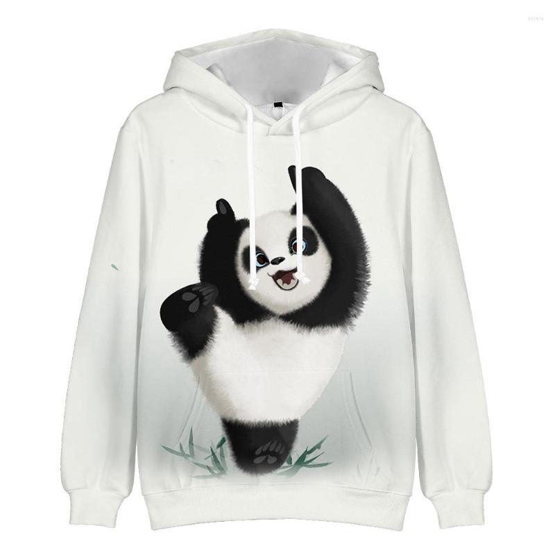 

Men's Hoodies 2022 Chinese Panda 3D Men/Women Harajuku Long Sleeve Hooded Sweatshirt Casual Boys Girls Top Child Clothing Oversized