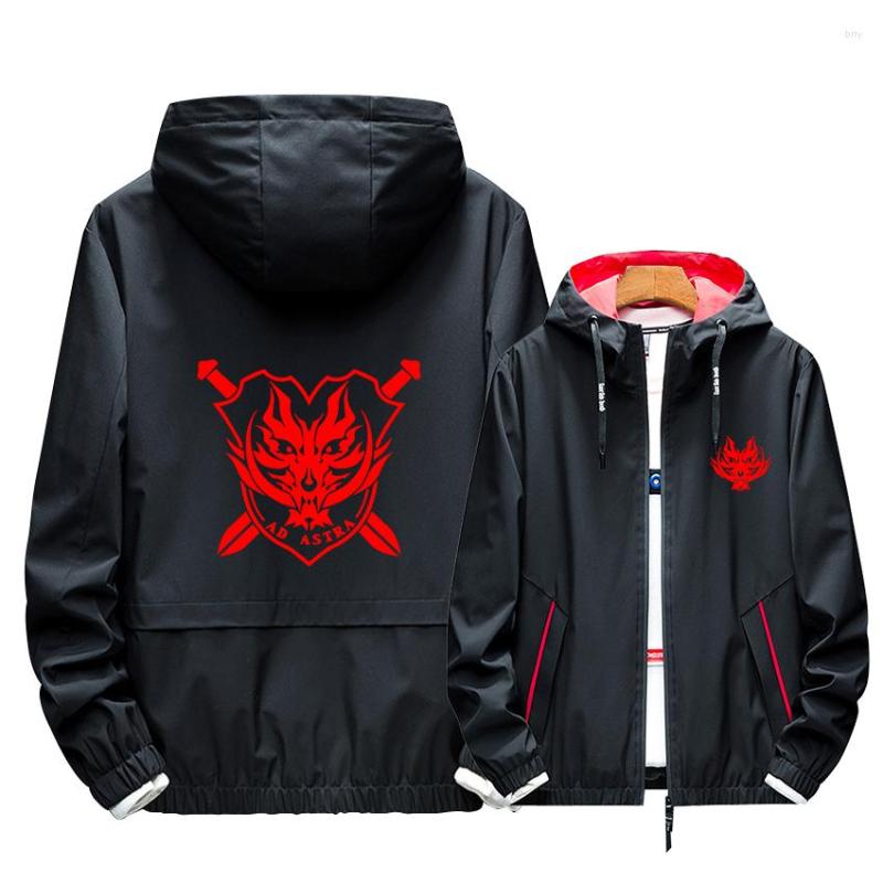 

Men' Hoodies Print Noctilucent Zipper Summer Thin Coat Soul Eater Cosplay Jacket Cool Black Loose HOLRAN Fashion Casual Hoodie, 07