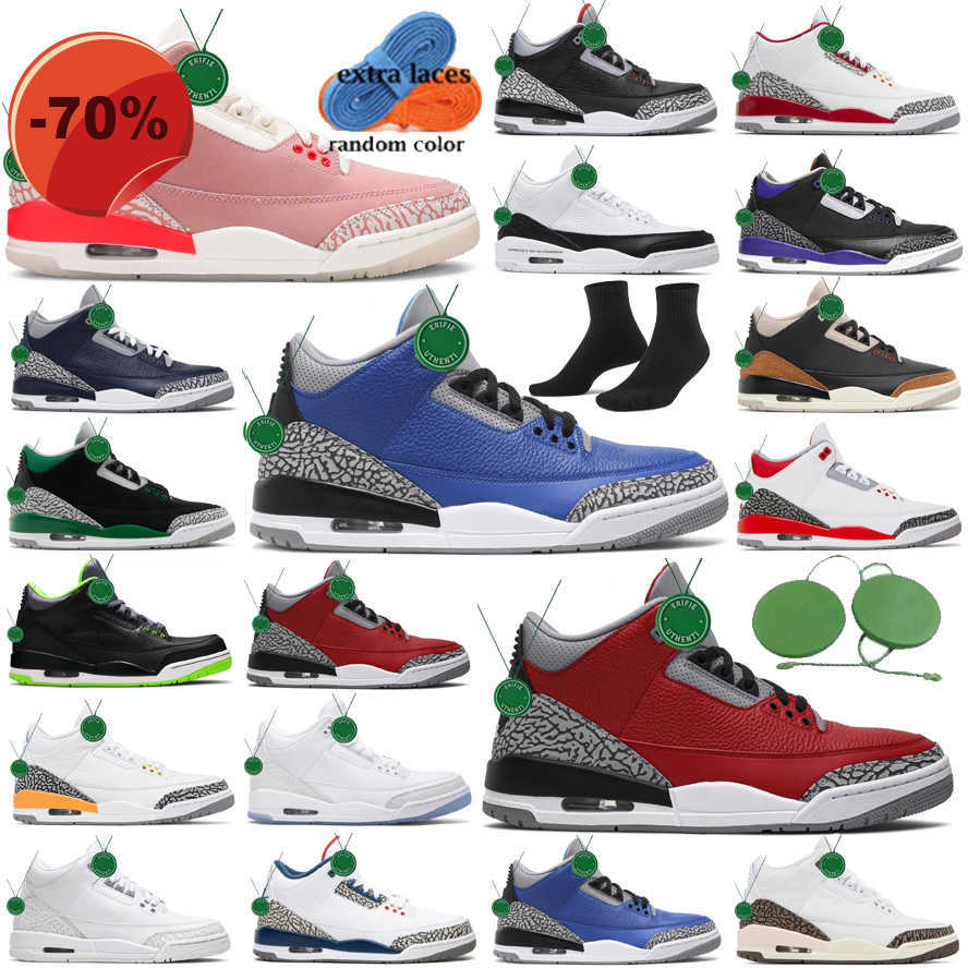 

High shoes off unc 3 Cool Grey women men air basketball shoes mens jordens 3s retros Cardinal Racer Blue Pine Green UNC Medium Dark Iris Desert, Color # 11