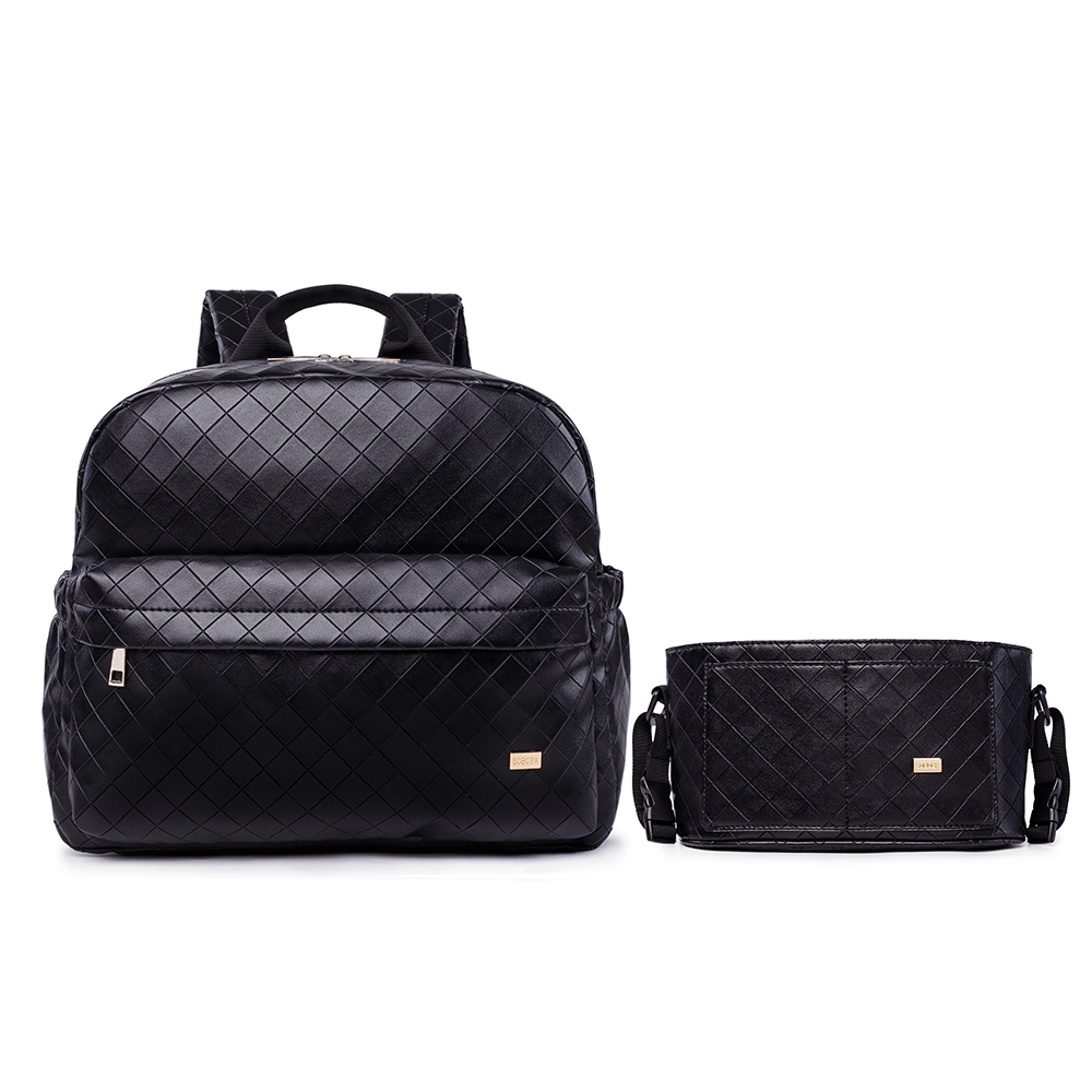

Diaper Bags Soboba Black Plaid Large Capacity Stylish Travelling Baby Stroller Brief Maternity Backpack Fashionable Mommy 221208