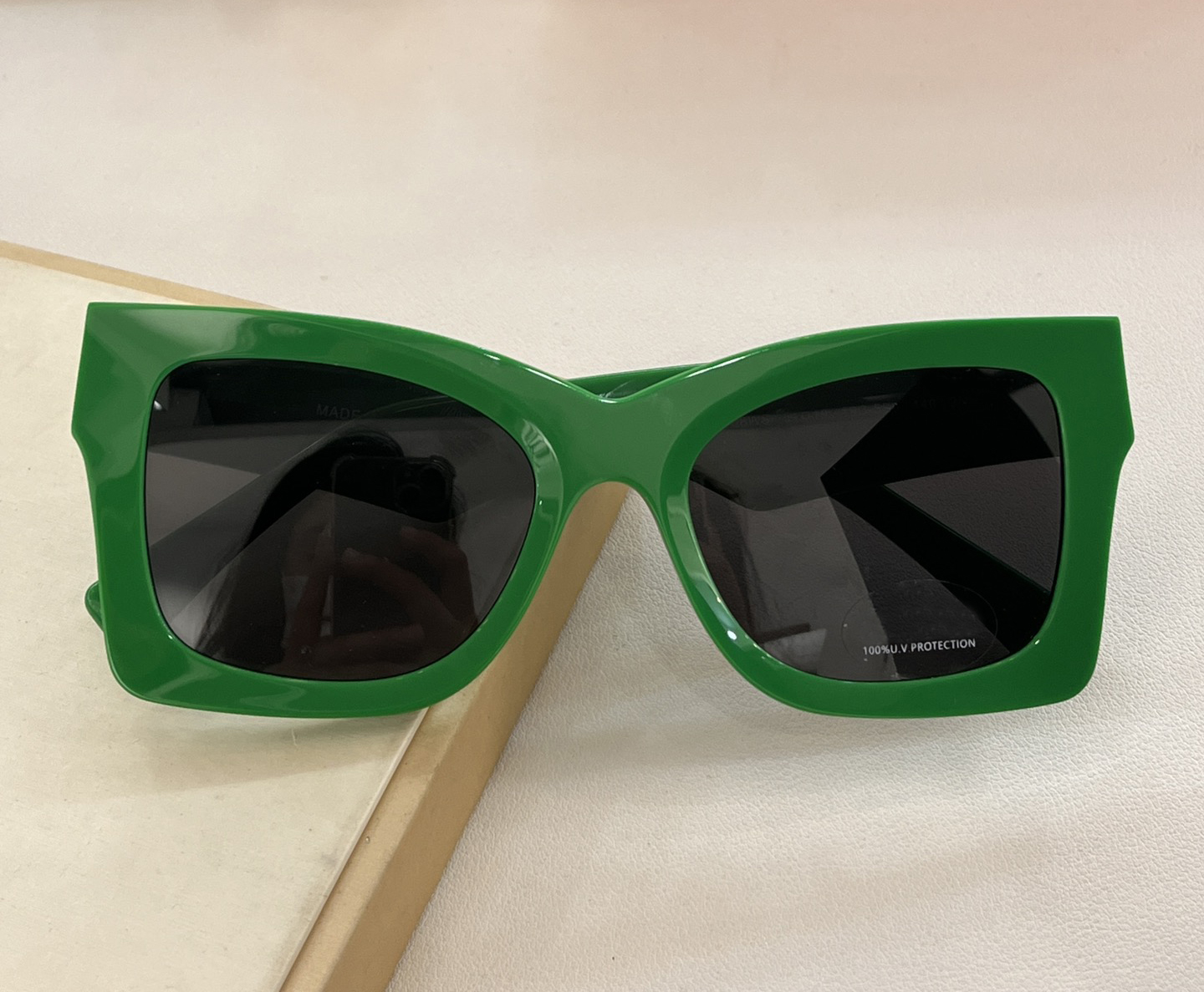 

Green Grey Oversize Sunglasses Sunglass Women Sun Glasses Shades outdoor UV400 Eyewear with Box
