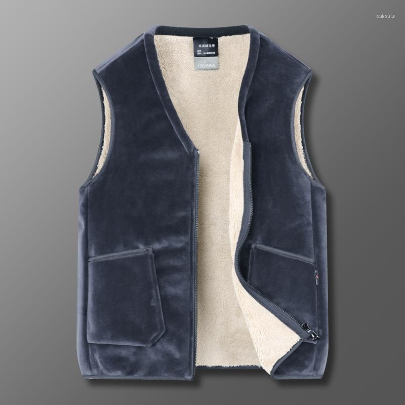 

Men's Vests Crocodile Brand Men Vest Sleeveless Autumn 2022 Soft Warm Waistcoat Fleece Jackets Male Big Size Outdoor Casual, Black