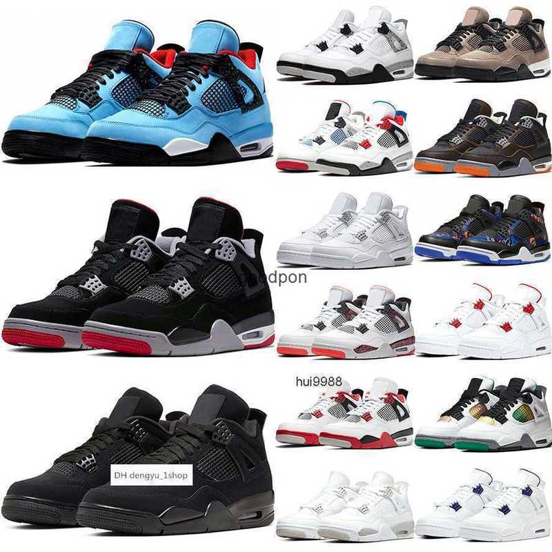

University Blue Jumpman 4 4s Jorden Basketball Shoes White Guava Ice Oreo Sail Noir Metallic Purple Black Cat Bred Shimmer Cactus, # 23