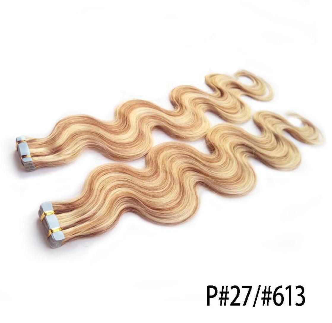 

Piano Color Tape In Human Hair Extensions Customized by VIP customers 27613 Body Wave High 100glot 26inch7908940, Specification: 100g/40pieces