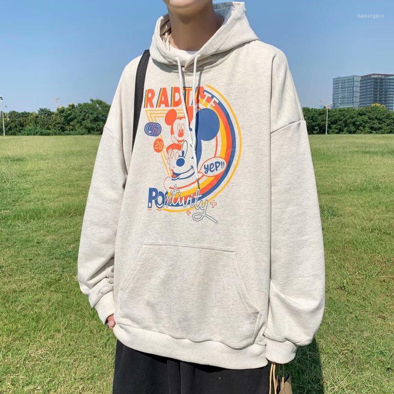 

Men's Hoodies 2022 Men Fashion Japan Style Streetwear Long Sleeve Hoodie Casual Harajuku Loose Sweatshirts For, Black