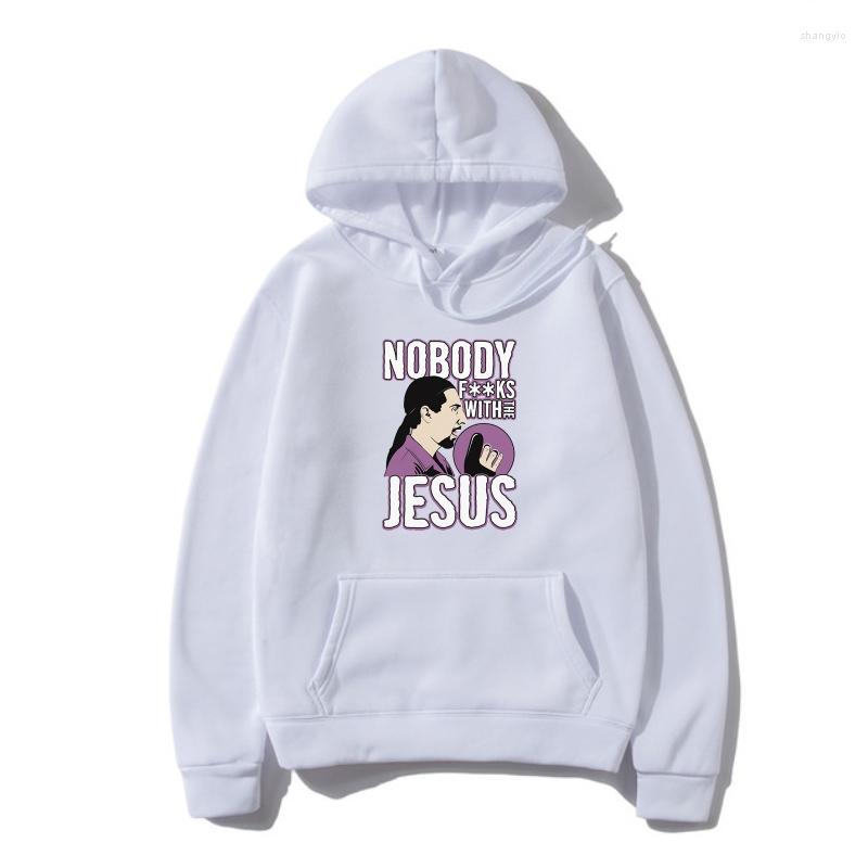 

Men's Hoodies Hoodi THE BIG LEBOWSKI JESUS BOWLING UNOuterwear MENS & LADIES AutumnS 5 COLOURS, Black