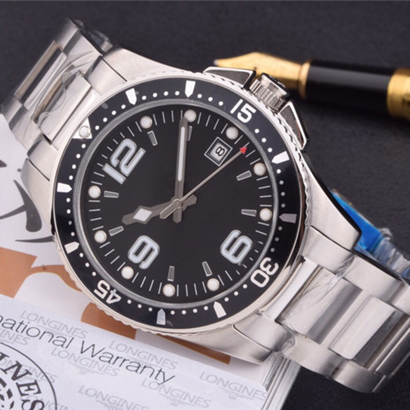 Mechanical Automatic Men's Watch 41 mm stainless steel glow-in-the-dark waterproof casual fashion watch-image-826149513
