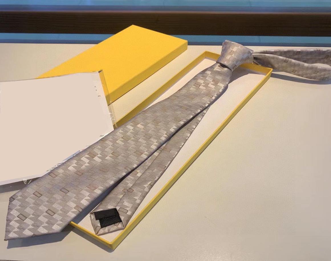 

Men Ties Designer Tie 100 Top Jacquard Silk New Fashion Elegant Accessories High Quality Luxury Brand Letter Necktie With Box 2249481590
