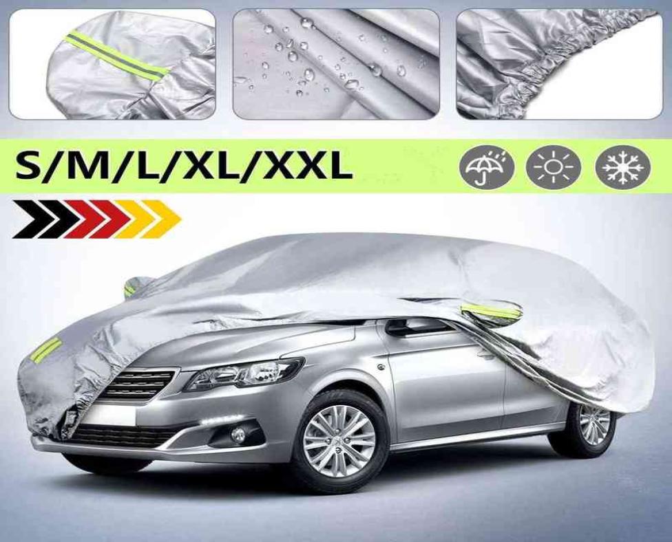 

Car Covers Full Car Cover 190T Waterproof AntiUV Dustproof Outdoor Protection SUV Car Case Cover Universal For VWToyotaBMWBenzAudi7440373