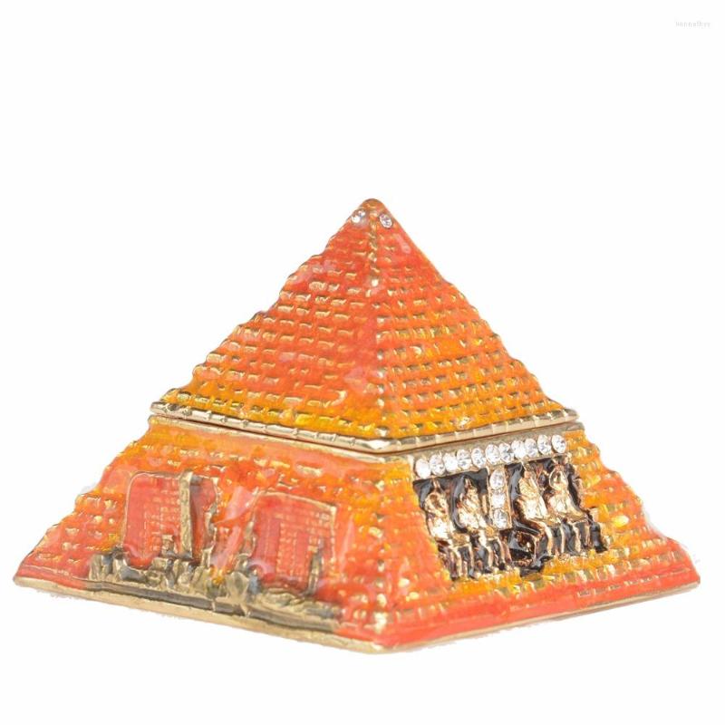 

Jewelry Pouches Egyptian Pyramid Trinket Box Egypt Tourist Souvenir Gifts Container