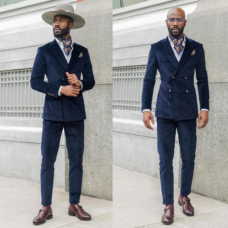 

Men's Suits Handsome Business Men Blazer Double Breasted Tuxedos Custom Made 2 Pieces Sets Cocktail Party Prom Wedding Jacket, Beige