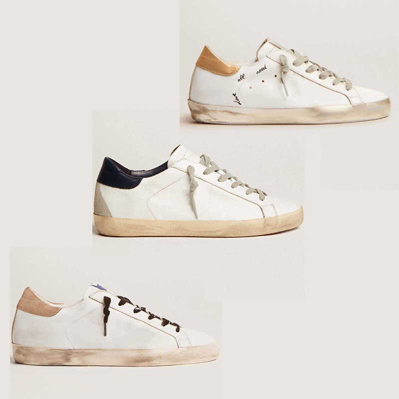 

Sports Casual Shoes Designer Men Women Sneaker Superstar Doold Dirty Golden Fashion Ball Star Outdoor Shoe White Leather Flat Shoe 2022 Quality Luxury With Box NO433, 11