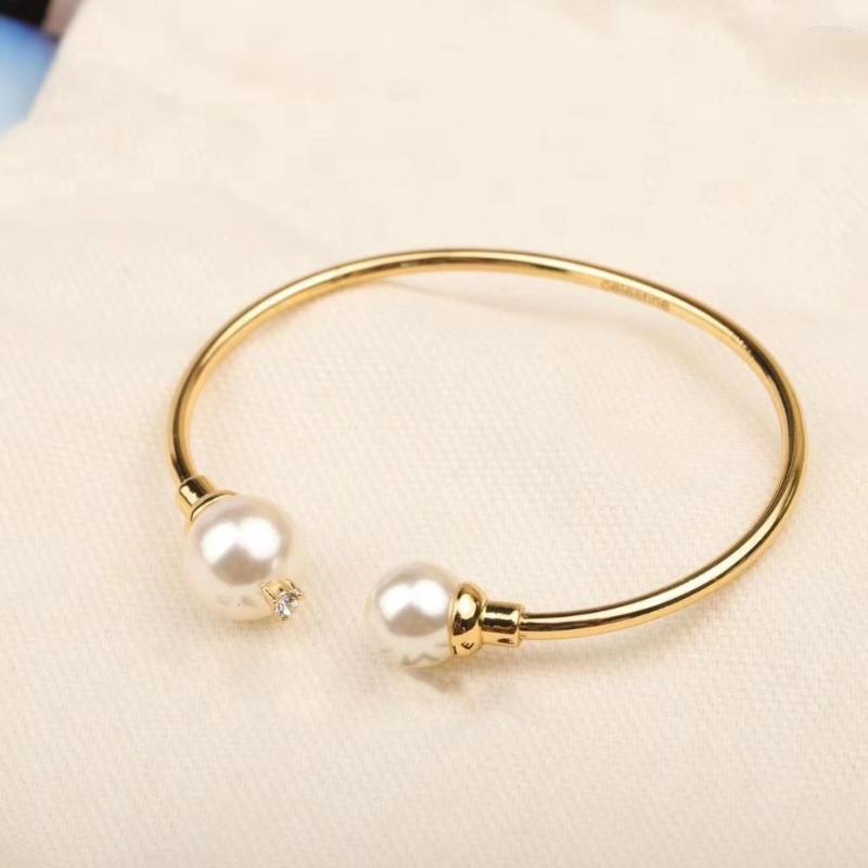 

Bangle Luxury Pearl Classical Fashion Bangles & Bracelet Women Men Pulseira Gift Party