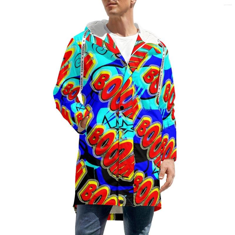 

Men' Trench Coats Boom Letter Print Windbreak Men Art Classic Warm Vintage Design Winter Jackets Casual With Pockets Clothing 5XL 6XL, Style-9