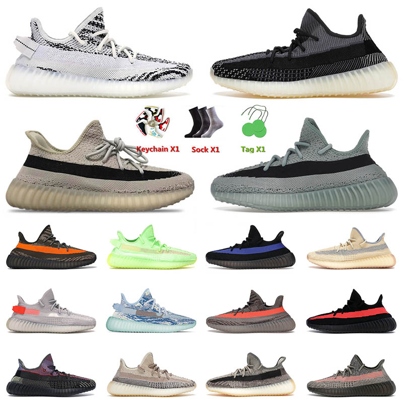 

2023 mens women running shoes designer snekaers v2 Slate Carbon Jade Ash Zebra Dazzling Blue Onyx Static Black Mono Cinder men trainers jogging, 16