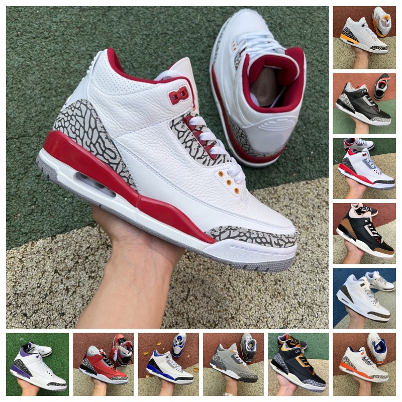 

Jumpman retro 3 3s Men Basketball Shoes Cardinal Fire Red Cement Black Cat Lucky Green A Ma Maniere Archaeo Brown Racer Blue Womens Mens Trainers Sports Sneakers, Bubble package bag