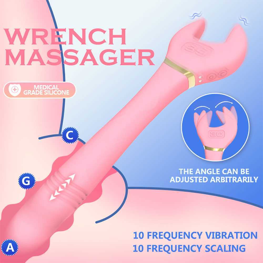 Vibrator Wrench Vibrating Rod Antistress Toys for Adults Wand Sexshop Couples Sex Tool Intimate Accessories Masturbator Pornographic 29BW-image-826587000