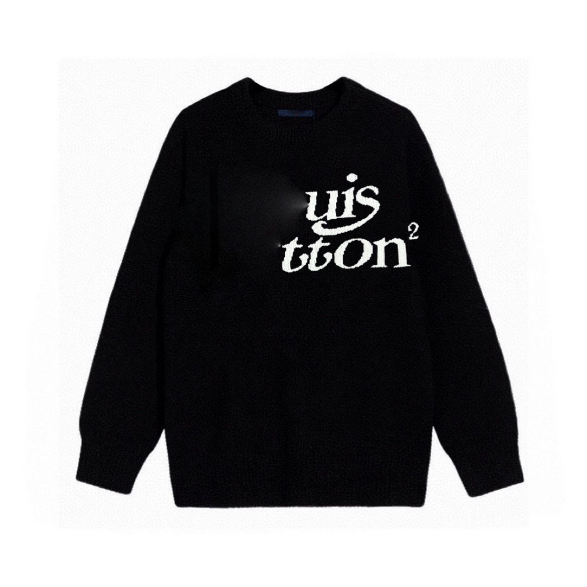 

Mens Designer Sweaters Hoodies Famous Hip Hop Men Women Hoodie High Quality Street Cotton Loose Fit Sleeve Sweatshirt Womens Casual Round Neck Long Sweater 1-00, Black