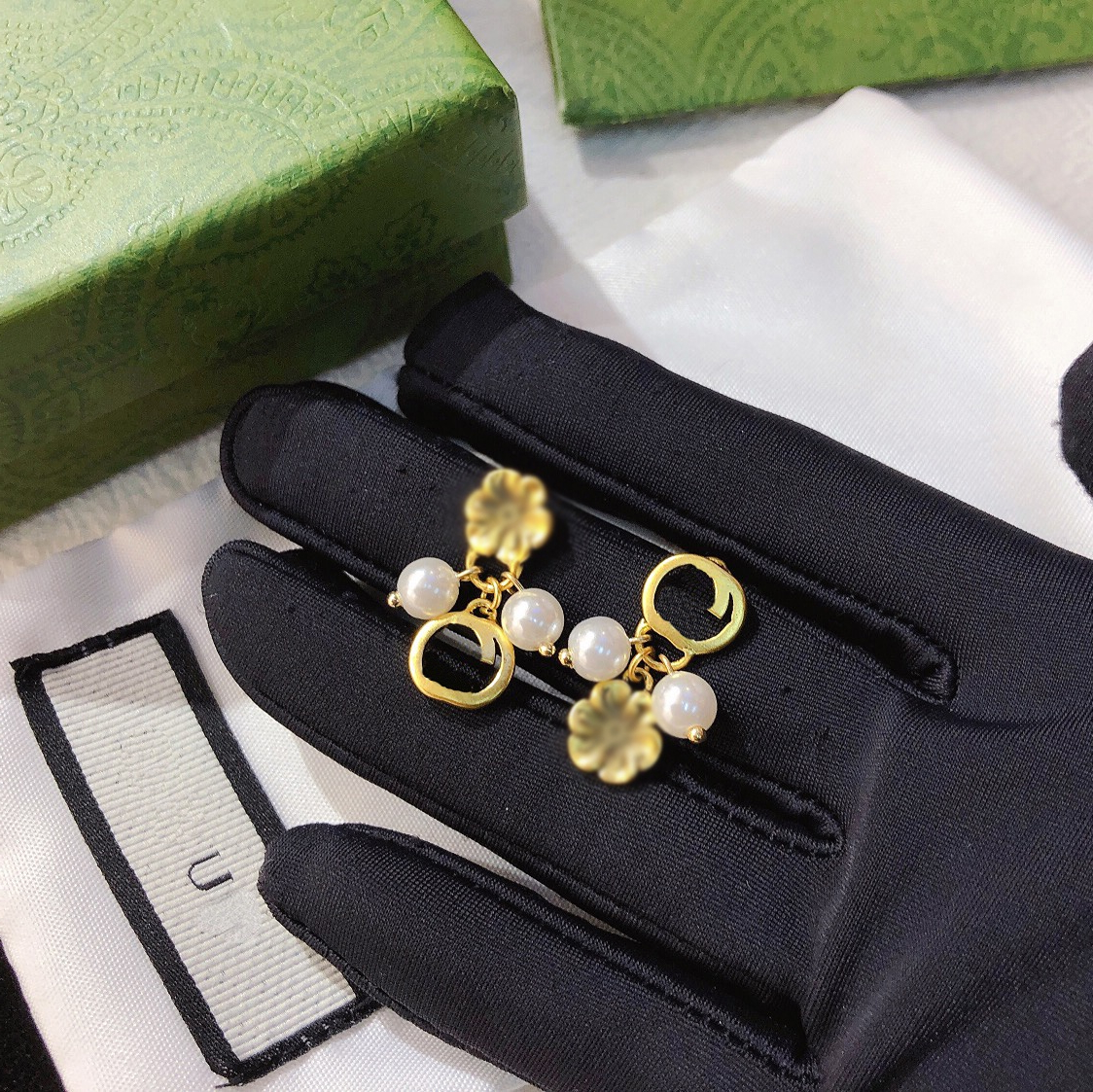 

Famous Designer Brand Earrings Charm 18k Gold-plated Earring Luxury Geometric Letters Earrings Female Accessories Fashion Jewelry With Gift Box High Sense