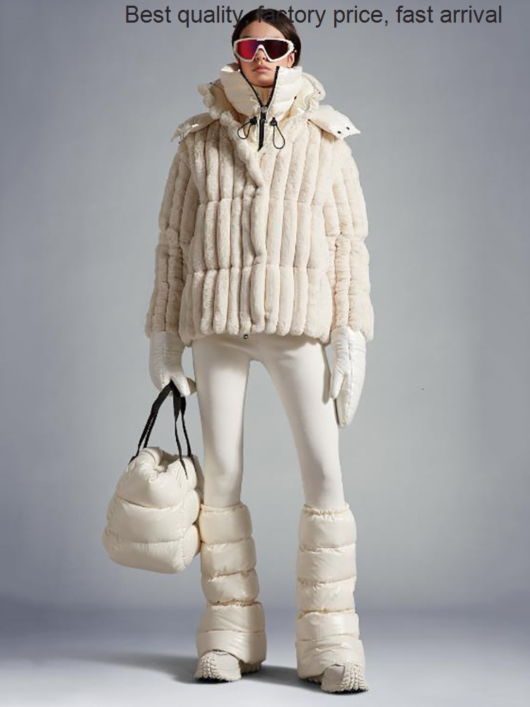 

Women s Down Parkas High quality luxury brand Female Winter 2023 Fashion in Faux Fur Keep Warm Heavy Jacket Christmas Hoodie Puffer Coat C 221208, Champagne