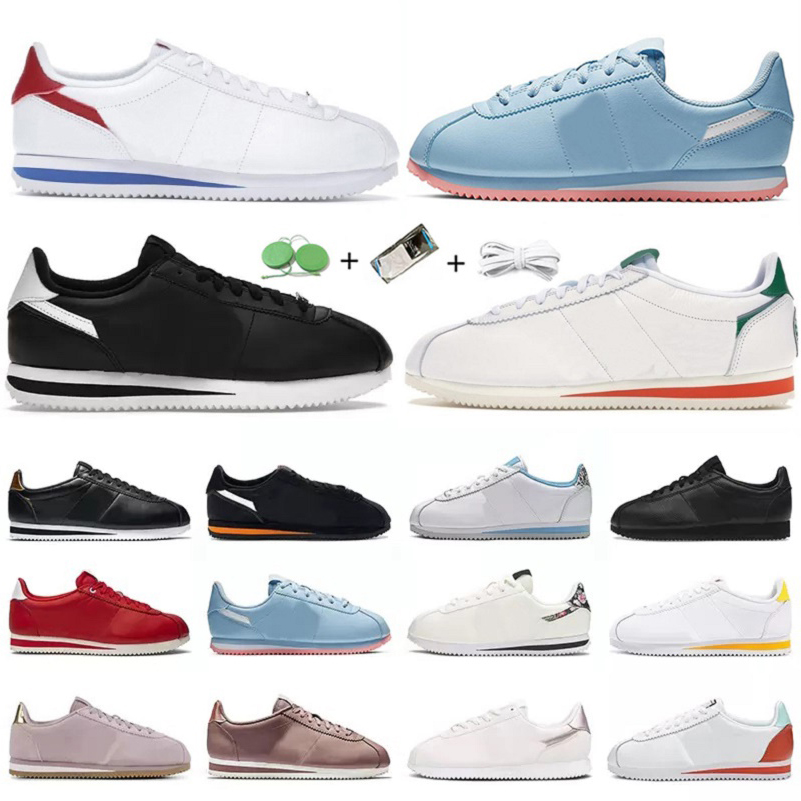 

Designer Casual Cortez Shoes triple black white university blue red forrest gump nylon light bone amarillo spring pack jade Wen Women Classic Cortezs Sneakers 36-45, Color#16