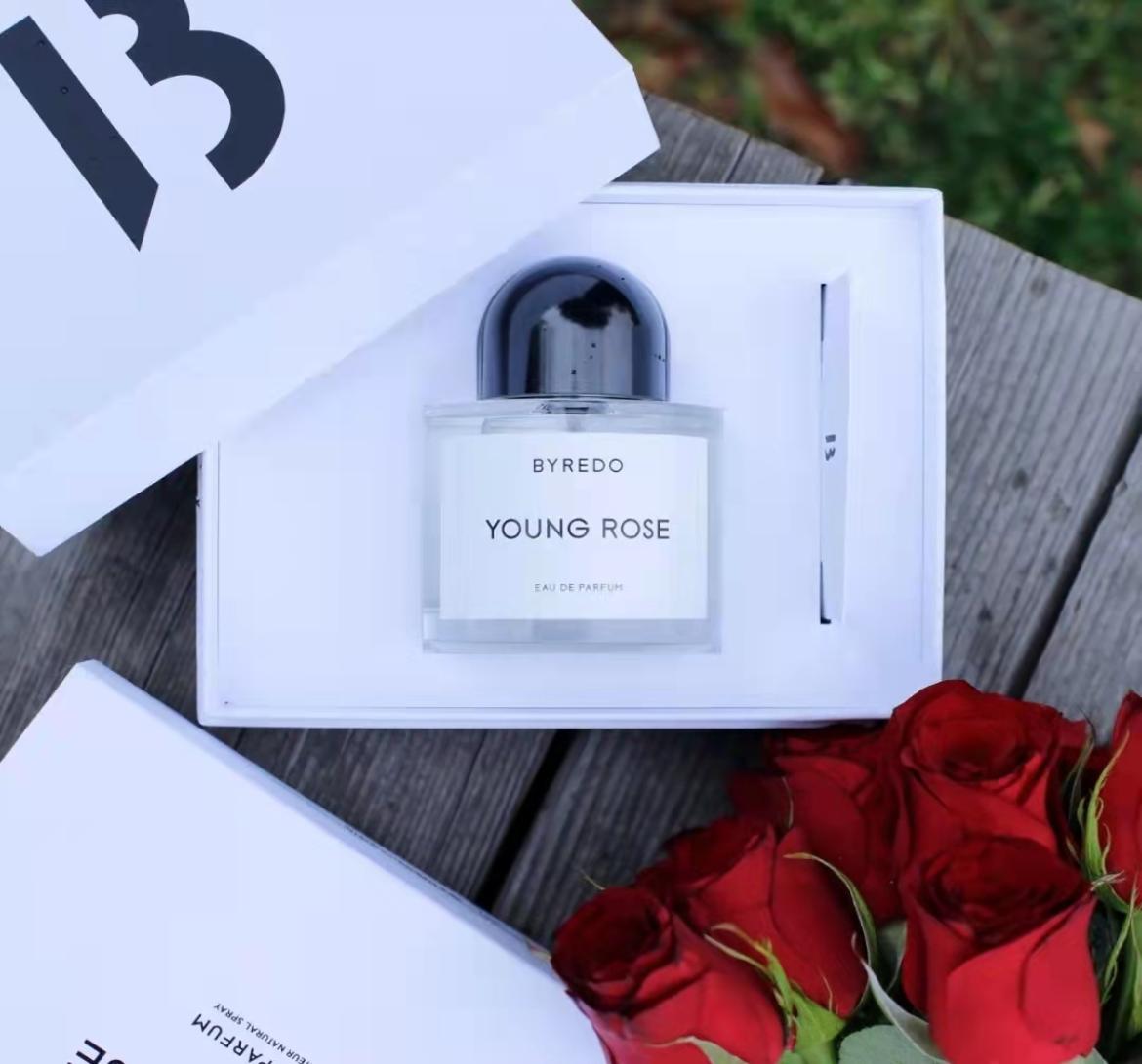 

Byredo perfume Young Rose 100ml Eau De Parfum Spray unisex body spray good smell Long time lasting Fragrance fast ship2420885