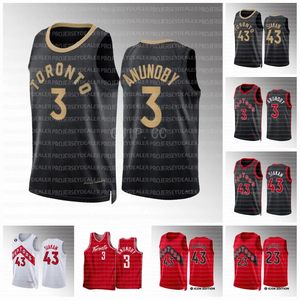 

Toronto''Raptors''Custom 2022-23 City Basketball Jersey Pascal 43 Siakam Fred 23 VanVleet OG 3 Anunoby Gary 33 Trent Jr. Scottie 4 Barnes, 2022-23 statement mens s-3xl
