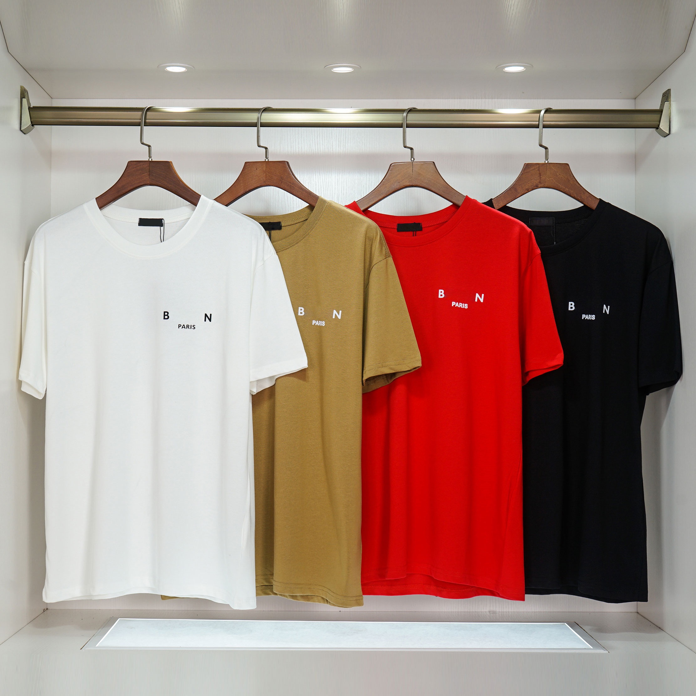 

Mens Women Designer T Shirt Luxury Brand Short Sleeve Hip Hop Mens T-shirts Size S-2XL, 7-white-asian size
