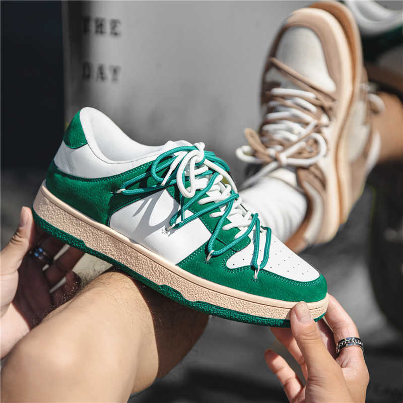 Baskets plates confortables antidérapantes pour hommes mode chaussures décontractées multifonctionnelles Style britannique tendance nouvelle séri