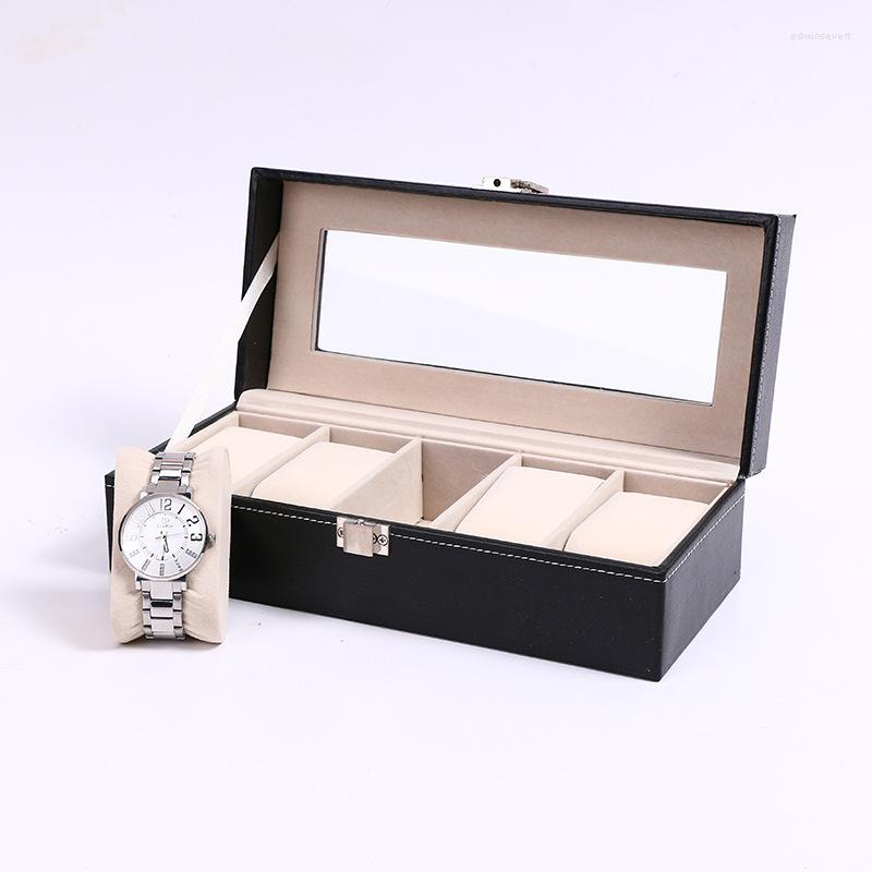 

Watch Boxes 5/6/Slots Pu Leather Storage Box Nightmare Before Christmas Wallet Organizador De Relojes Luxury Gift Multifunctiona