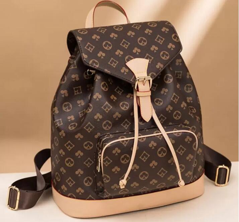 

Luxurys leather backpack fashion simple retro school bag computer storage bag designer ladies men travel storage rucksack duffle Women Shoulder Bags, Extra fee (are not sold separat)