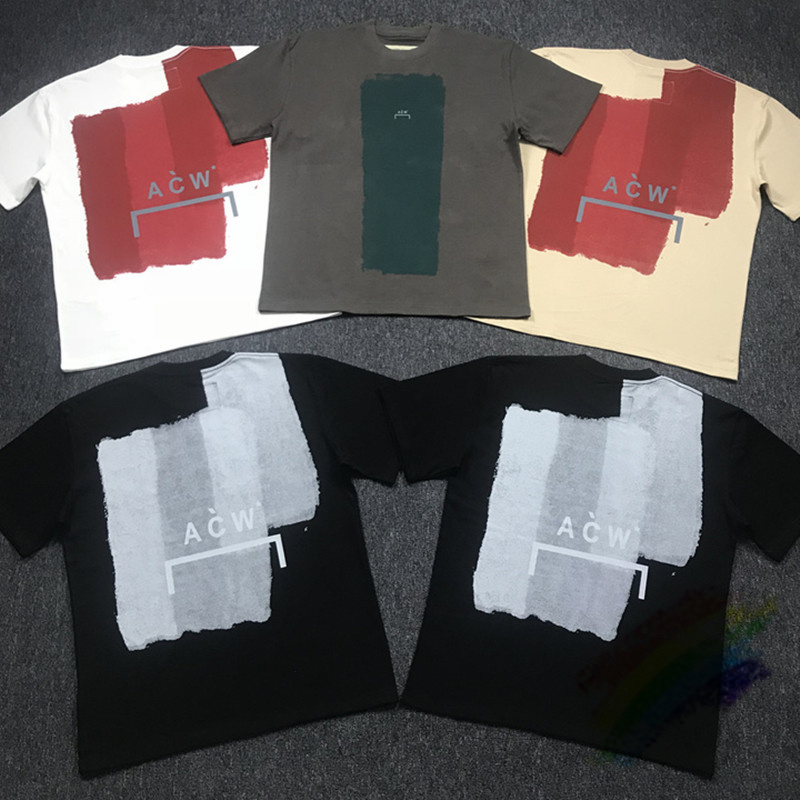 

2023 T-Shirt Paint Tee Men Women 1 Quality Short Sleeve Casual T Shirt Real Pics