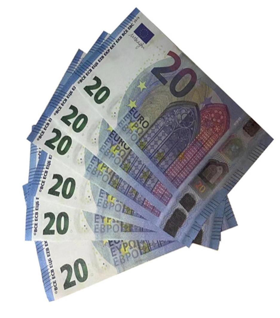 

Prop Euro 20 Party Supplies fake money Movie money billets play Collection and Gifts home decoration game token faux billet euros5197996