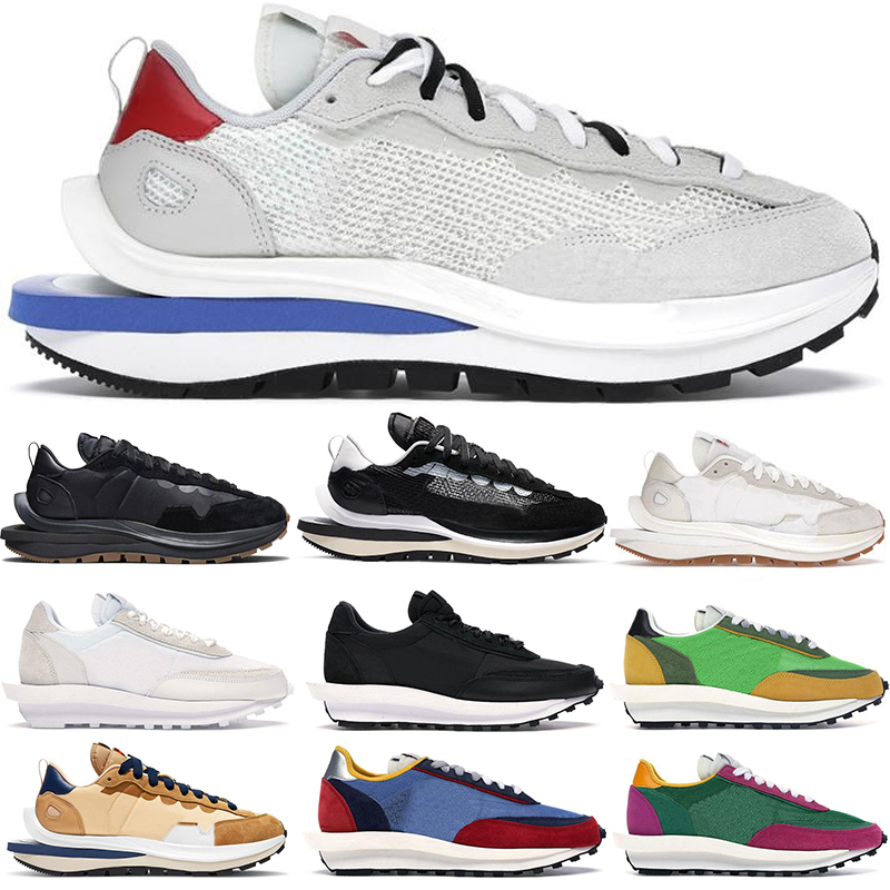 

Ldwaffle Running Shoes Sacais Waffles Sail nylon White Gum Black Bright Citron Fragment Grey Blue Game Royal Leather Suede Dark Iris Court Purple Sakai Vapur Sneaker, #2 royal fuchsia