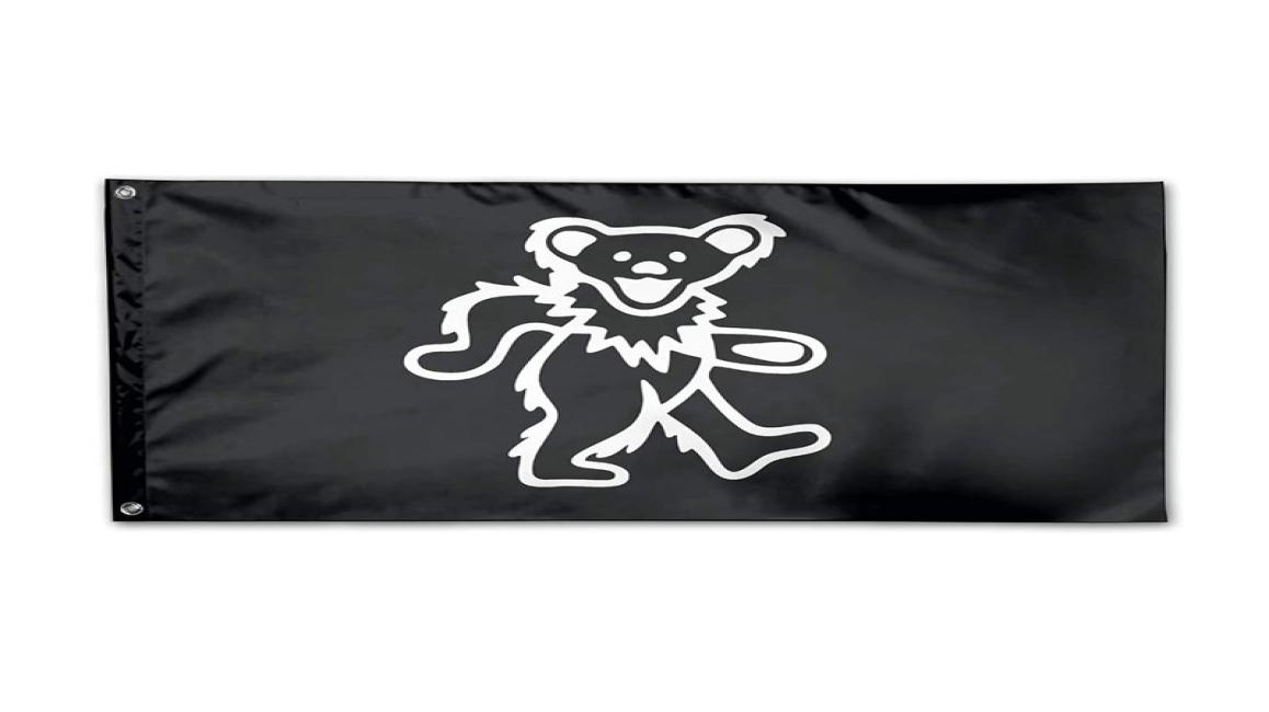 

GrateFul Dead Bear 3 X 5 Foot Outdoor Decorative Yard Flag Home Garden Flag with Grommets 4383312