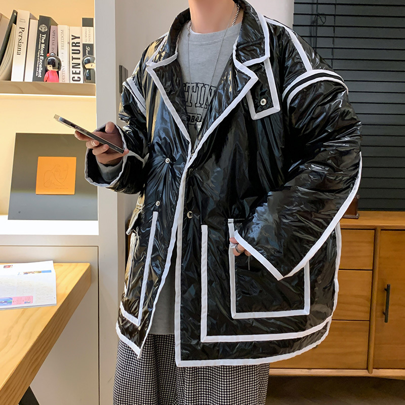 

Men s Down Parkas Mens Jackets Winter Casual Thickened Warm Coat Cotton Loose Long Sleeve Overcoat Women 221208, Green