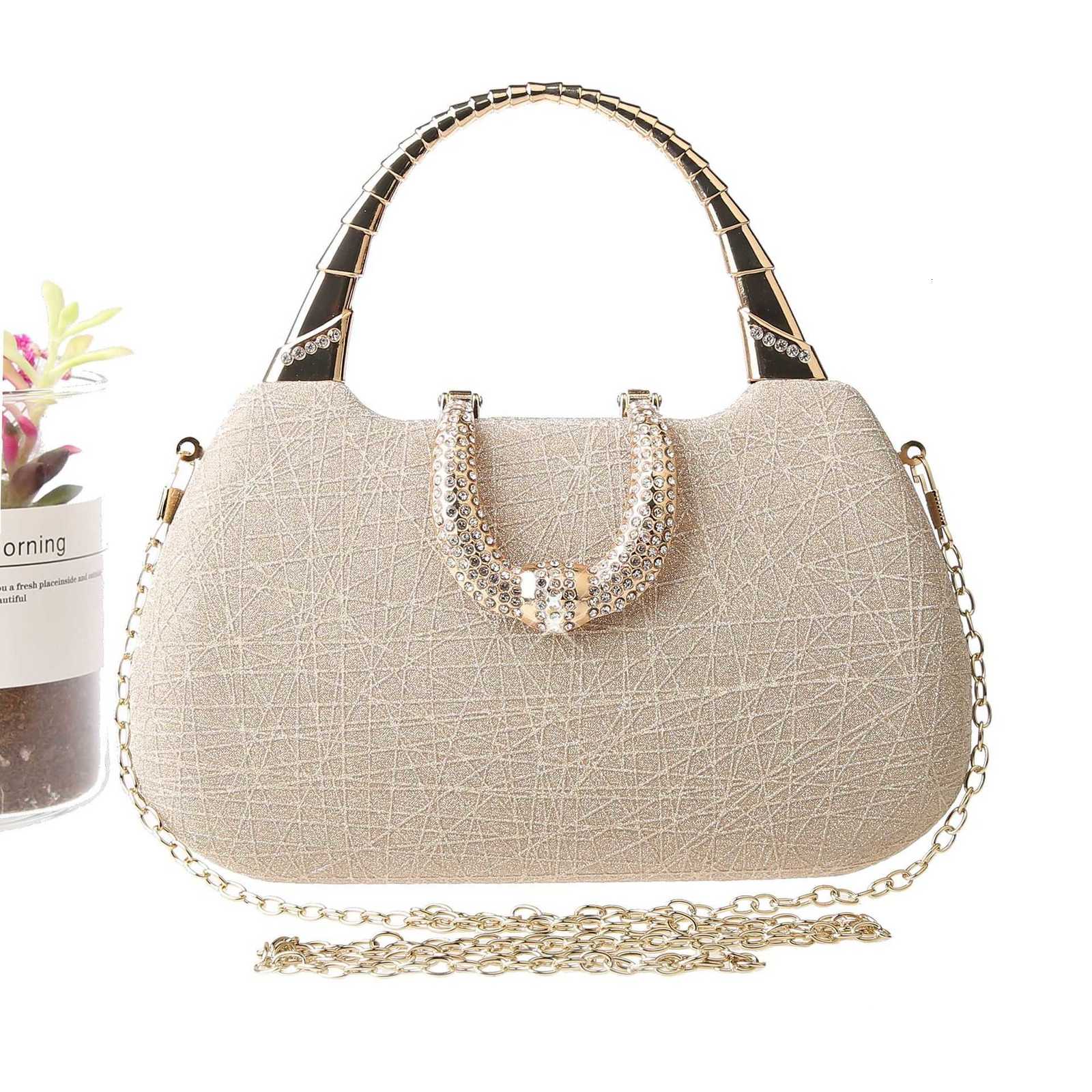Sac de créateur sac de dîner nouvelle mode Fine Flash Portable sac à main pour femmes robe Banquet avec petit carré