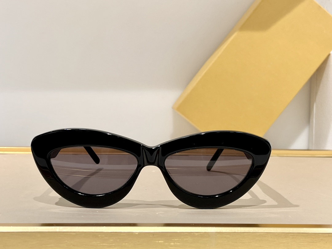 

Shiny Black Grey Cat Eye Sunglasses Sunglass Women Fashion Sun Glasses Sunnies Shades UV Protection Eyewear with Box
