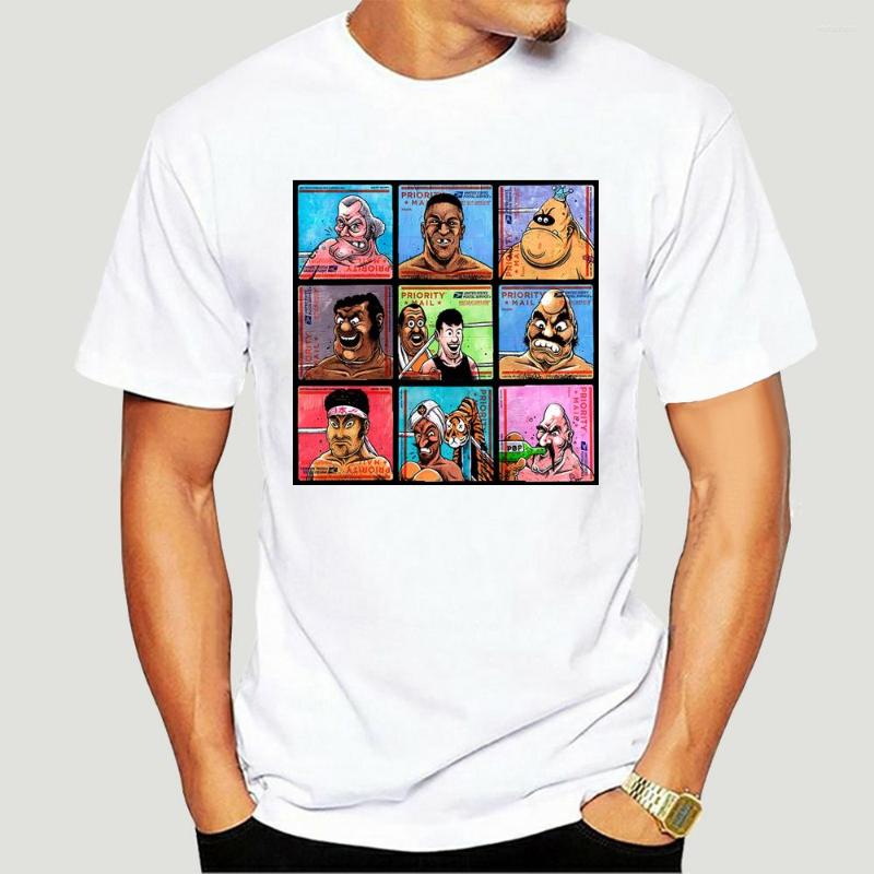 

Men' T Shirts Summer Classic Gaming Video Game  Punch Out Poster T-Shirts Casual Apparel Homme Euro Size-1597A, Whitemenxry730