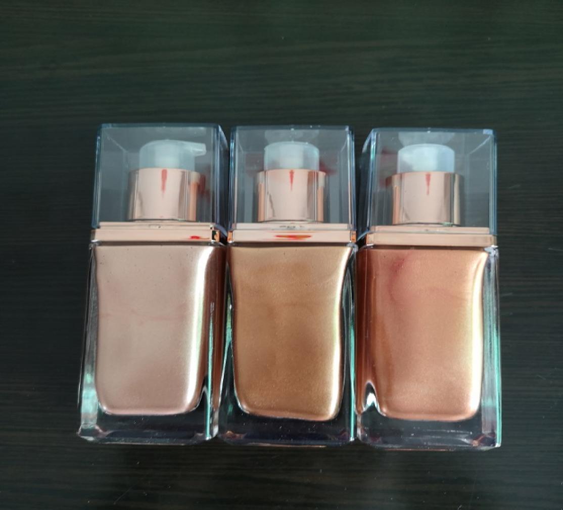 

All Over Body Highlighter Makeup 3 Shades Aurora Aphrodite Luna Face High Gloss Highlighting Primed Luminizer Liquid Glow Primer G1797823, Mixed color