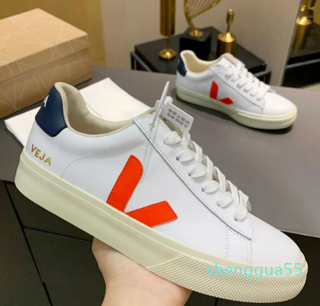 

2022 dress shoes White Unisex Fashion Couples Vegetarianism Style Original Veja Campo Size 36-44, No.5