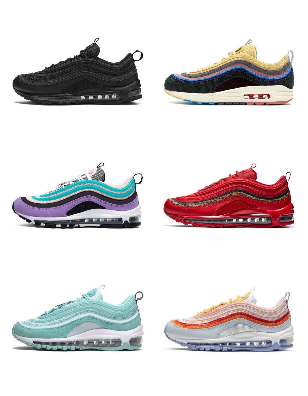 

2022 Classic 97 Sean Wotherspoon 97s Mens Running Shoes Vapores Triple White Black Golf NRG Lucky And Good MSCHF X INRI Jesus Celestial Men Women Trainer Sneakers, #17 metallic gold