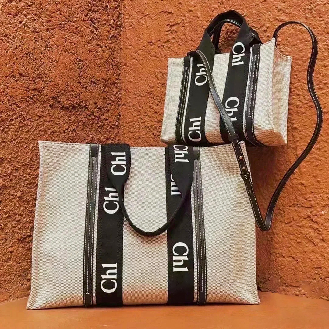 

Famous Shopping WOODY Tote beach Bag Luxurys handbag Shoulder city canvas Purses senior Womens Designers Crossbody Clutch Wallet vintage weekend pochette bags