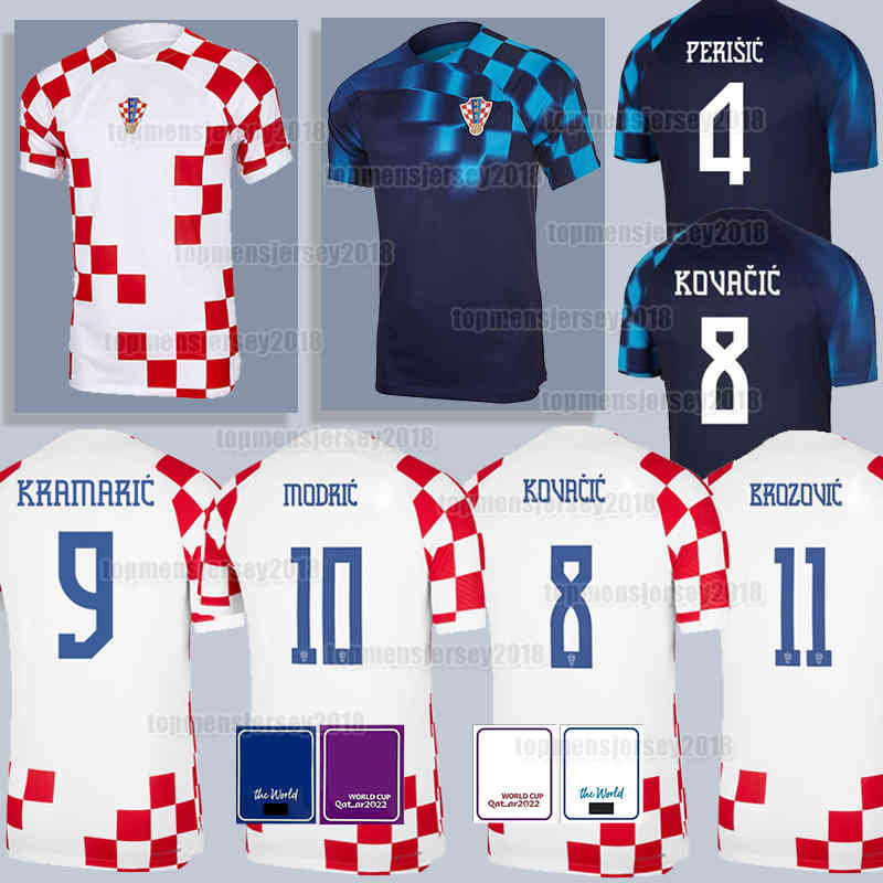 

2022 2023 Croatia Soccer jerseys 22 MODRIC Croacia PERISIC KRAMARIC KOVACIC GVARDIOL MAJER LIVAJA ORSIc MANDZUKIC BREKALO PETKOVIC REBIC football shirt uniforms, Men (ke luo di ya)+patch