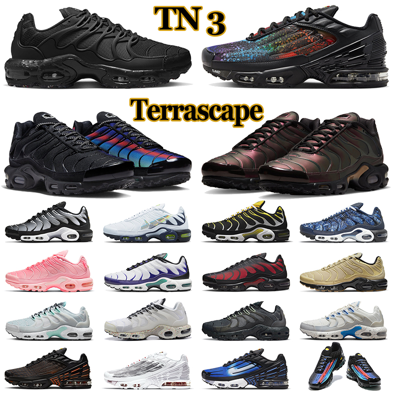 

Terrascape Plus TN 3 Running Shoes tns Womens Mens Trainers Atlanta Unity Triple Black Reflective Metallic Copper Outdoor Sports Sneakers, #12 36-47 valentine's day pink