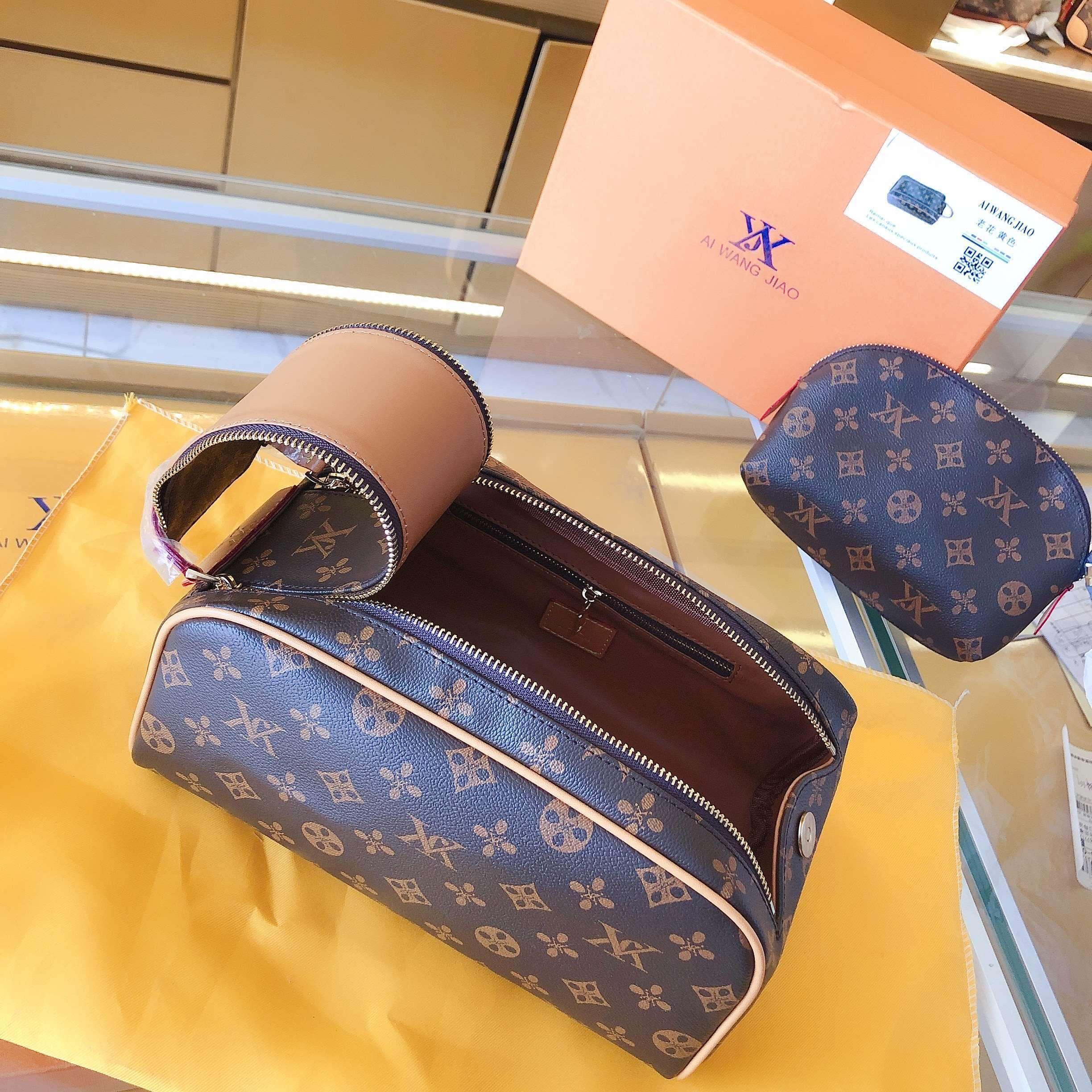 2023 Cosmetic Bags & Cases Ins Makeup Bag Large Makup Make Up For Women Organizer Travel Drop Cosmetic
